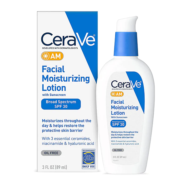 CeraVe AM Facial Moisturizing Lotion With Sunscreen SPF 30